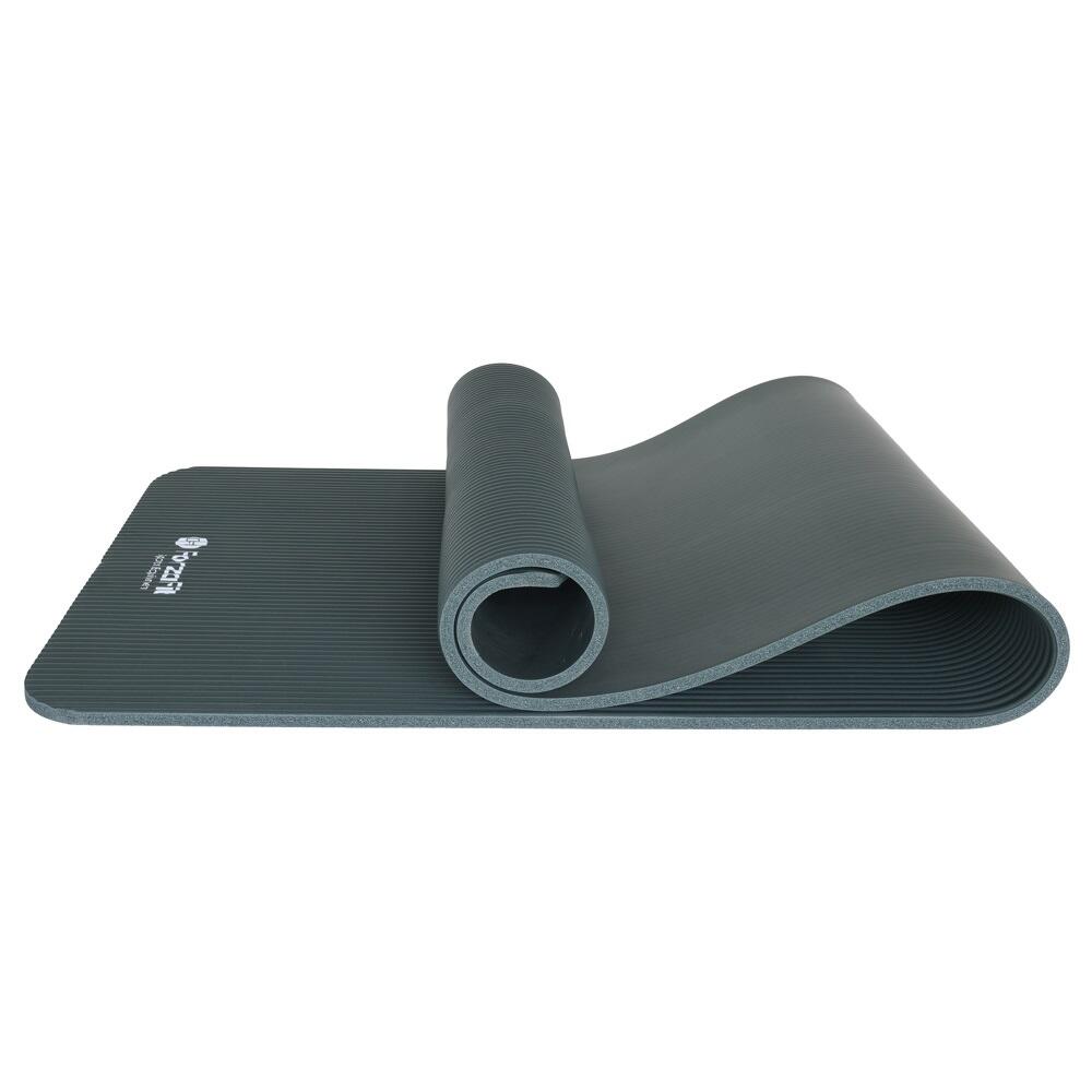 Yogamatte - Fitnessmatte - Grau - Extra dick 12 mm 183 x 61 cm 2/5