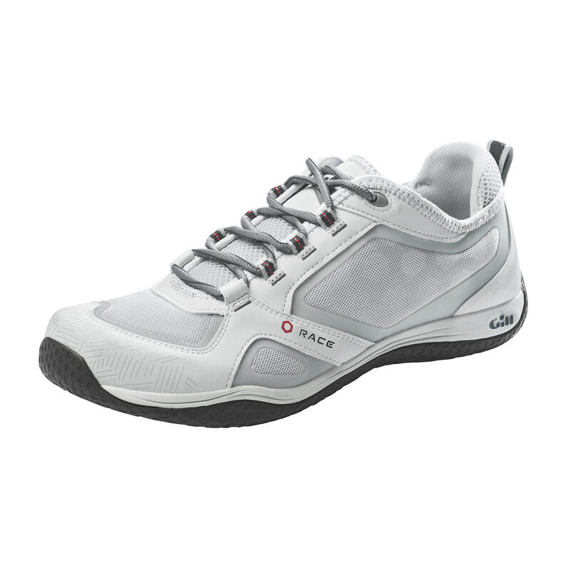 Unisex Quick-drain Sailing Race Trainer Sneakers  – Silver