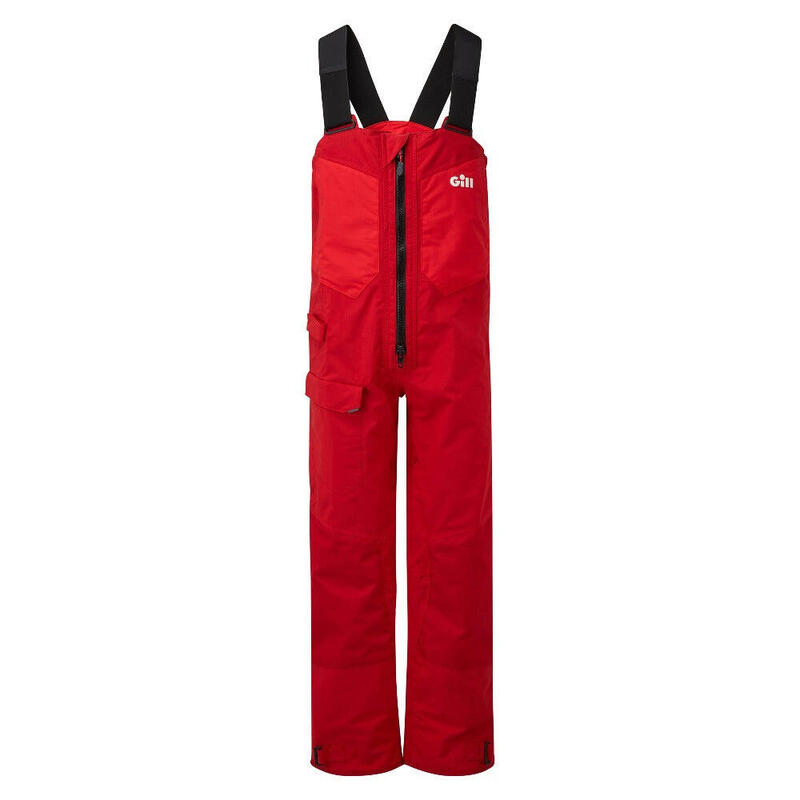OS2 Men’s 2-Layer Waterproof Sailing Offshore Trousers – Red