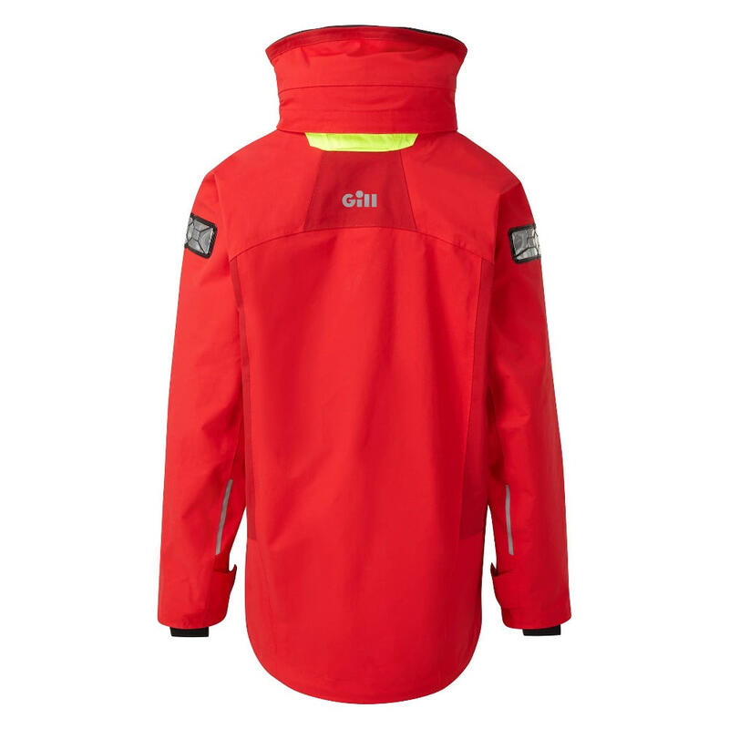 OS3 Junior 2-Layer Water-repellent Coastal Jacket – Bright Red