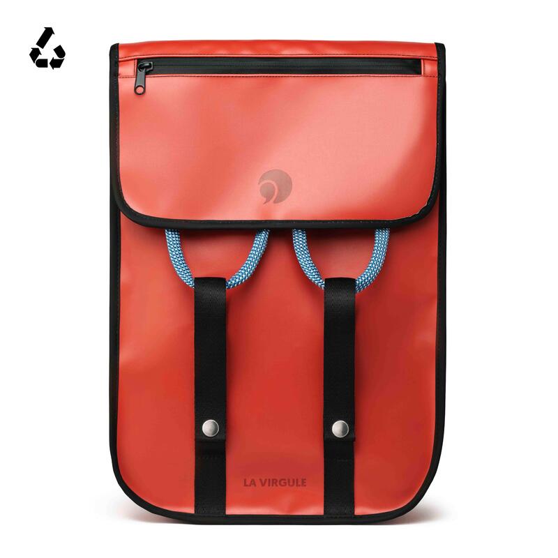 MOCHILA GRAVELOT RECICLADA ROJA - 18L