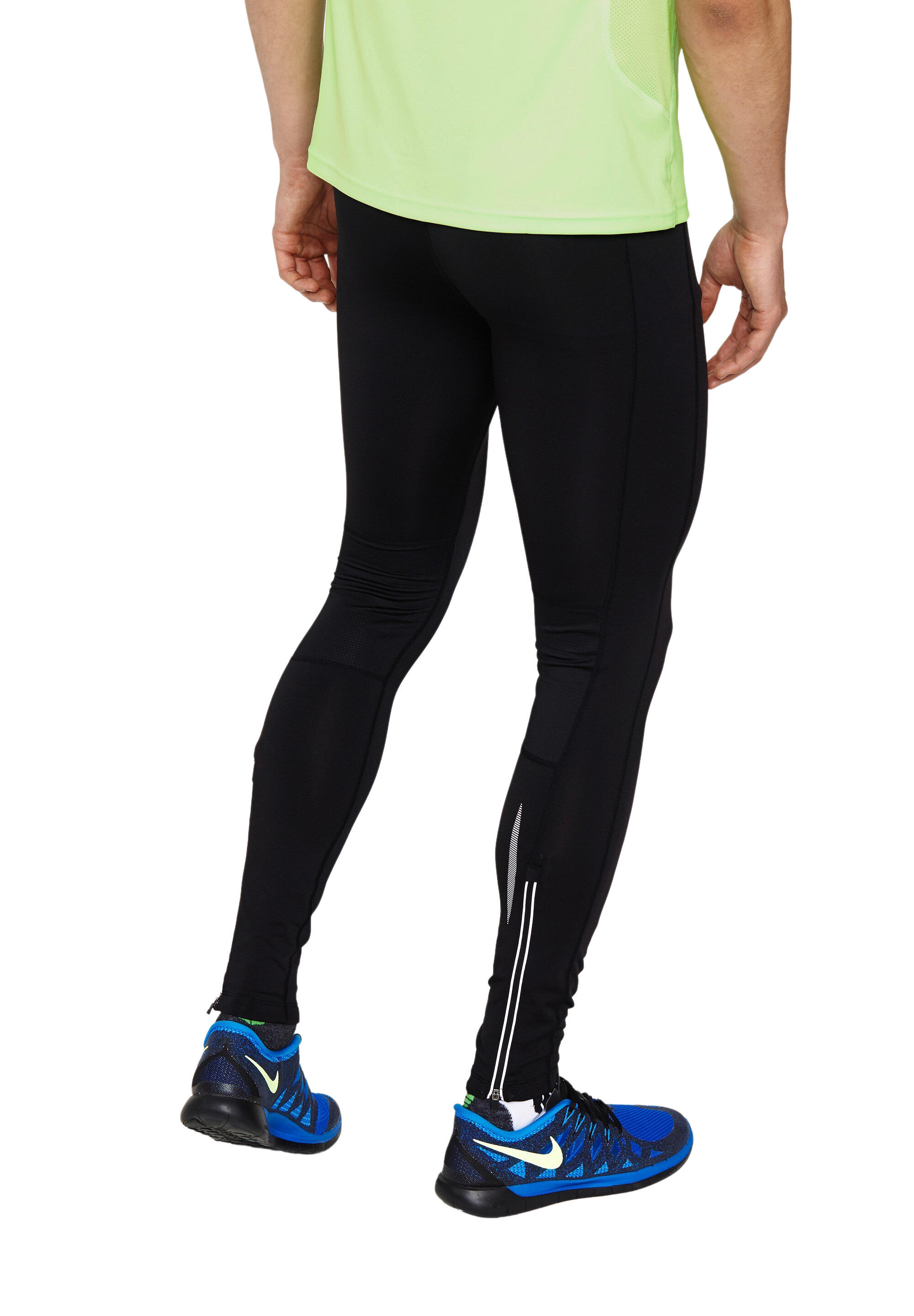 Herren Laufhose, Lauftight lang Performance 6/7