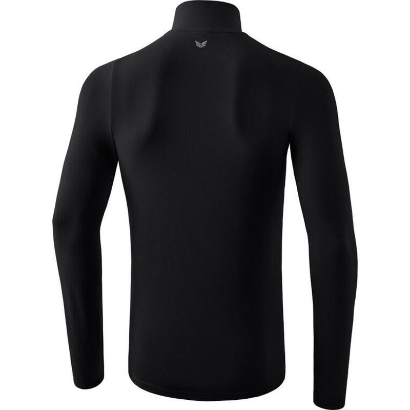 Jumper Erima cu gât polo negru - half-zip