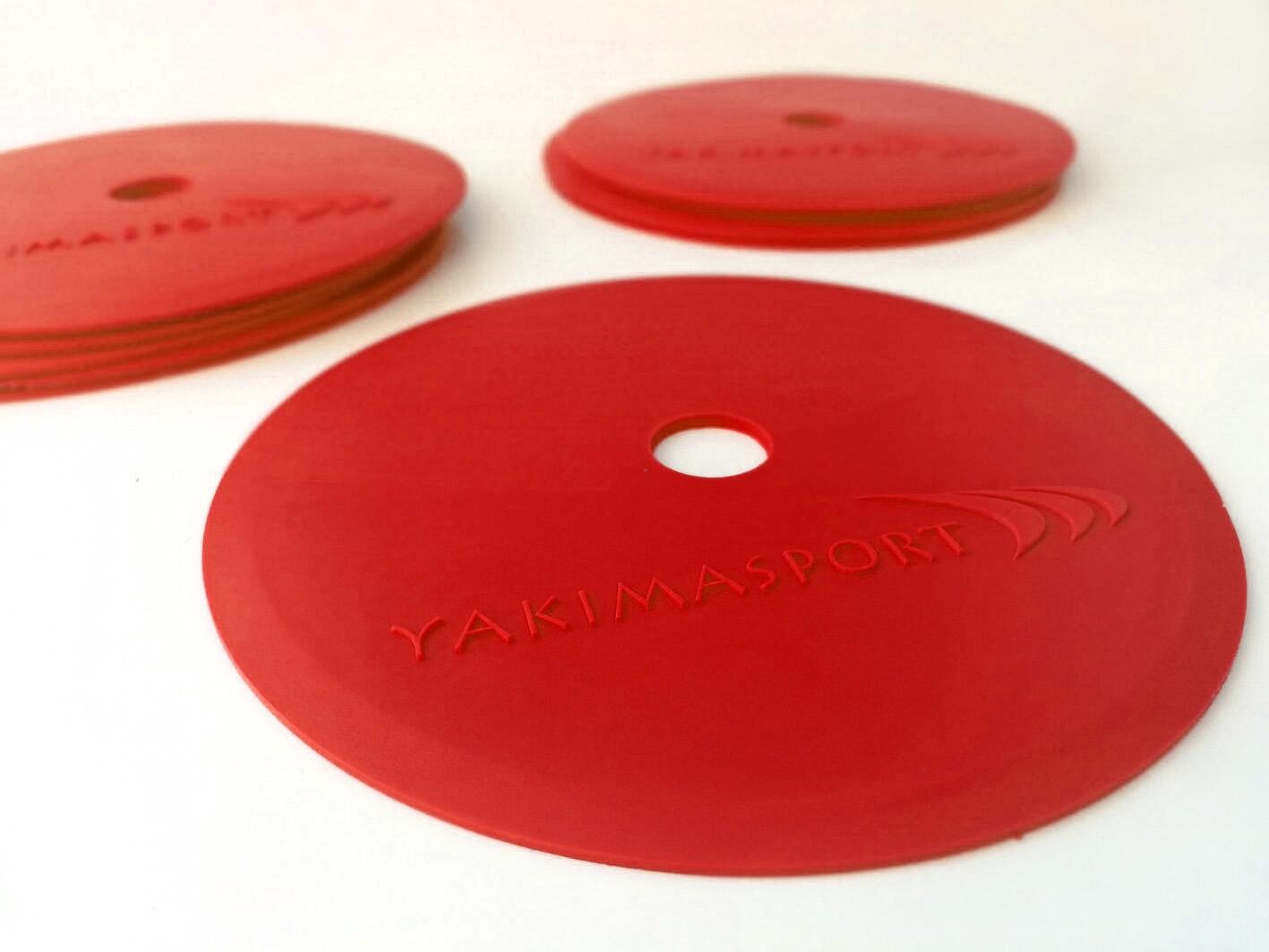 YAKIMASPORT marqueurs plats en caoutchouc pour terrain, lot de 10 2/2
