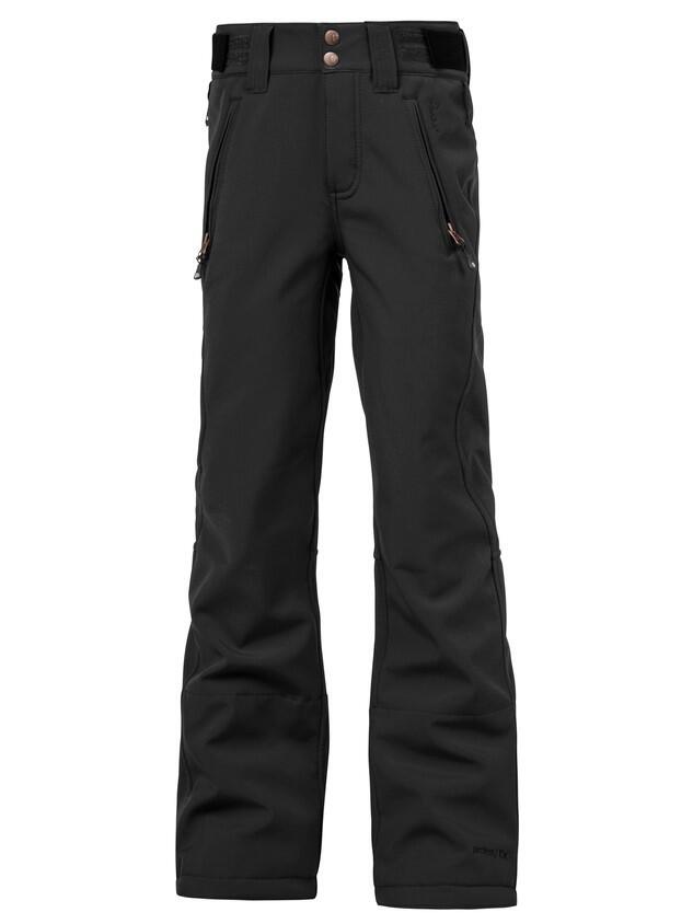 G Lole Jr Softshell Snowpants - Broek - 290 true black - meisjes - Pisteskiën 4/5