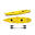 Canoa Mojito Big Mama Kayak posti 2+1, 380cm, ruote integrate, gavoni, pagaie