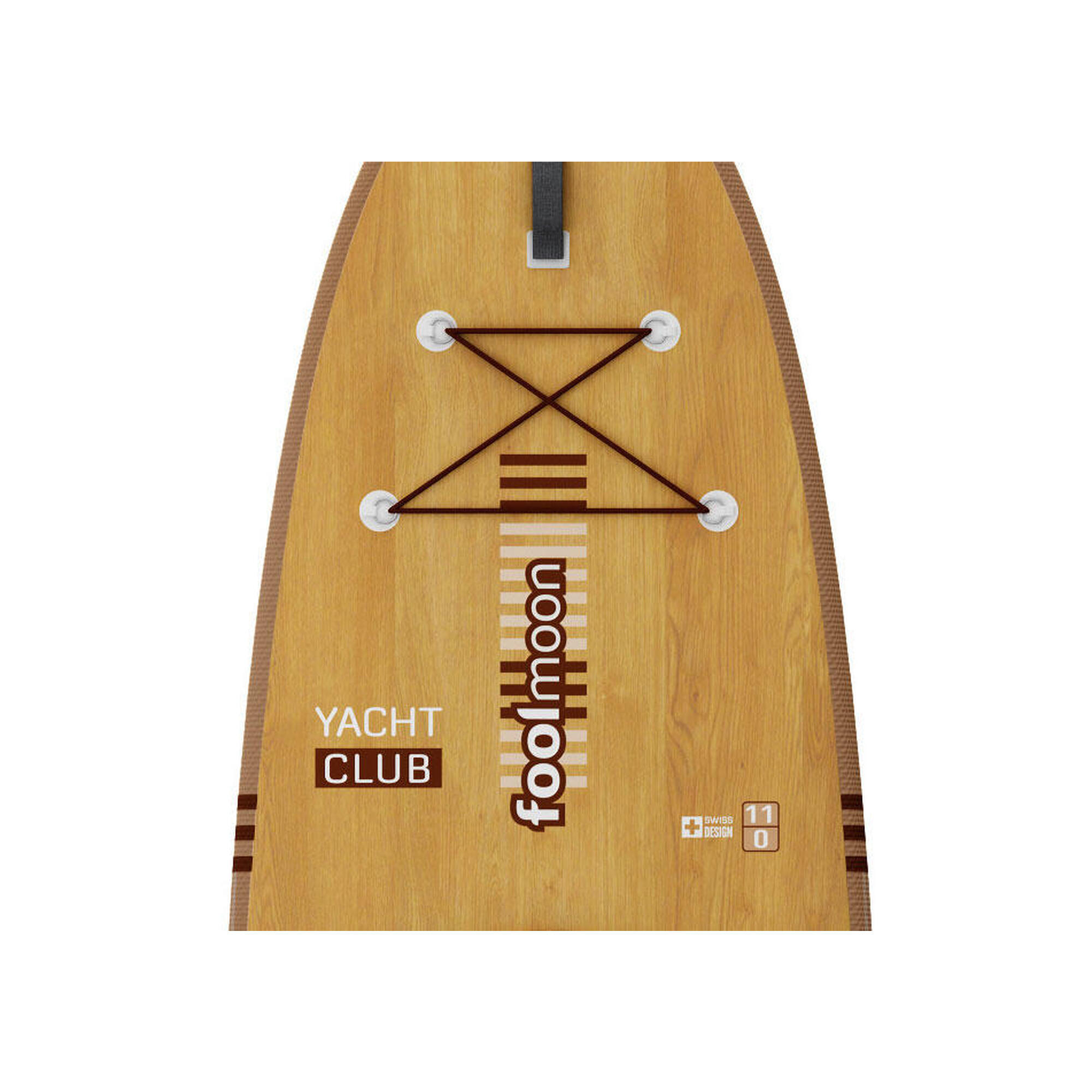 Stand Up Paddle gonfiabile - Yacht Club 11.0 - colore legno - set completo