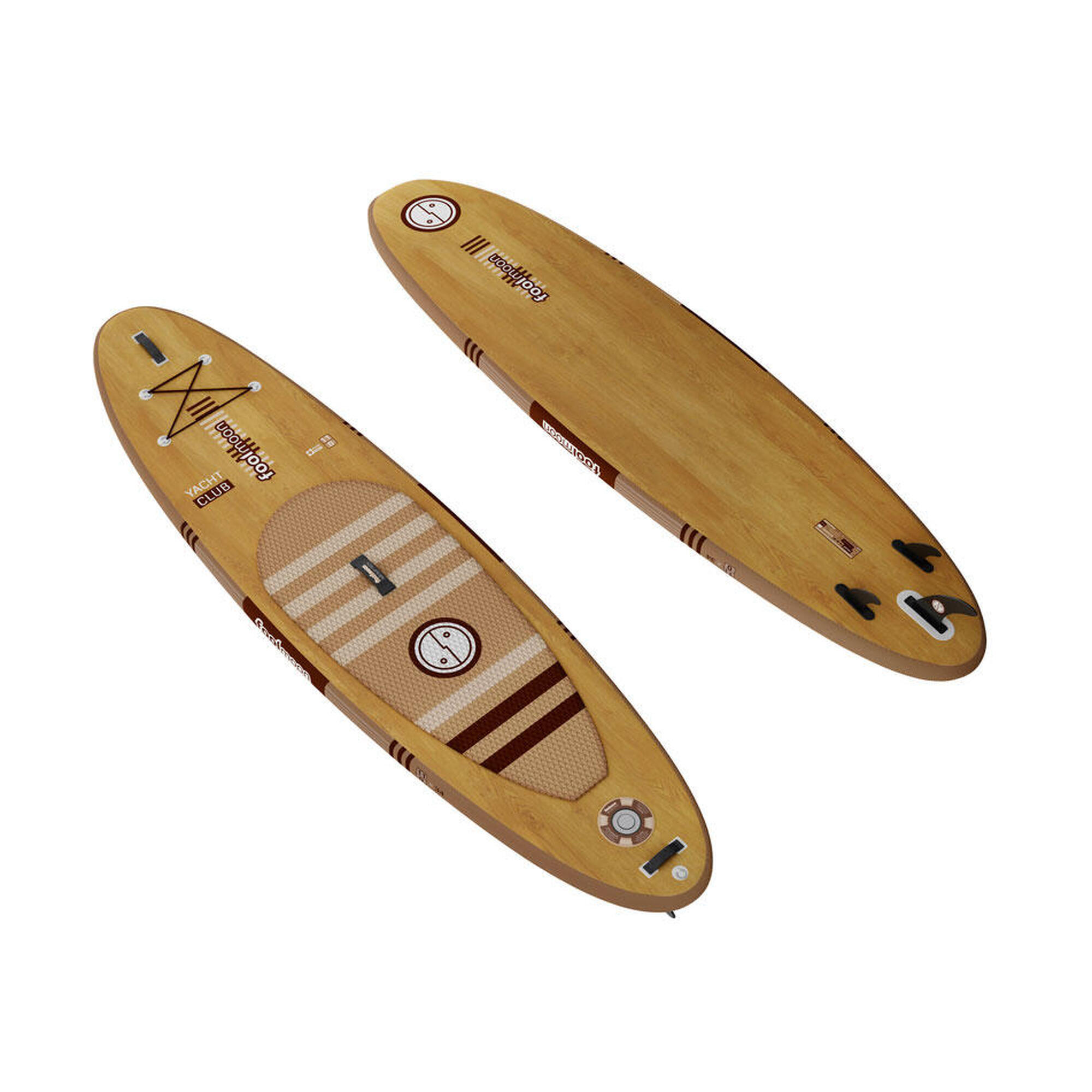 Stand Up Paddle gonfiabile - Yacht Club 11.0 - colore legno - set completo