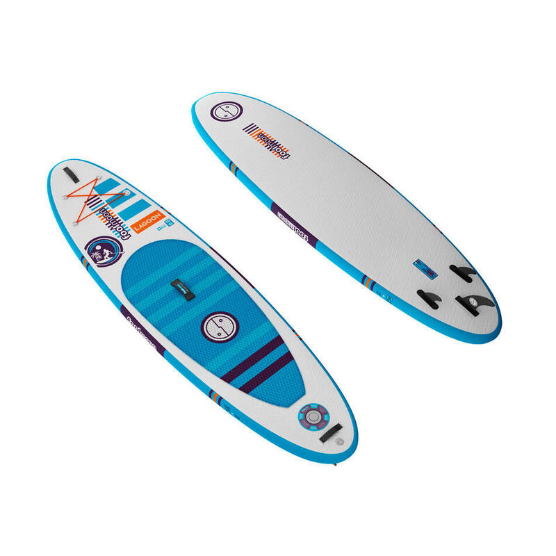 Stand Up Paddle gonflable Lagoon 10.6 - blanc/bleu - set complet