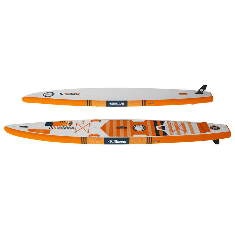 Aufblasbares Stand Up Paddle - Patagonia 14.0 - weiss/orange - Komplettset