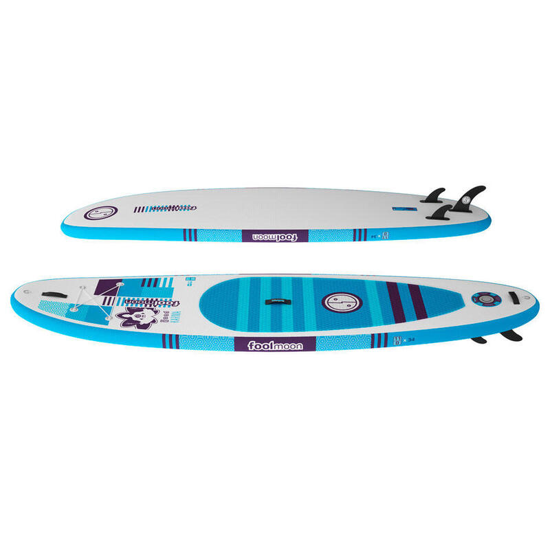 Aufblasbares Stand Up Paddle - Good Karma 11.0 - weiss/blau - komplettset