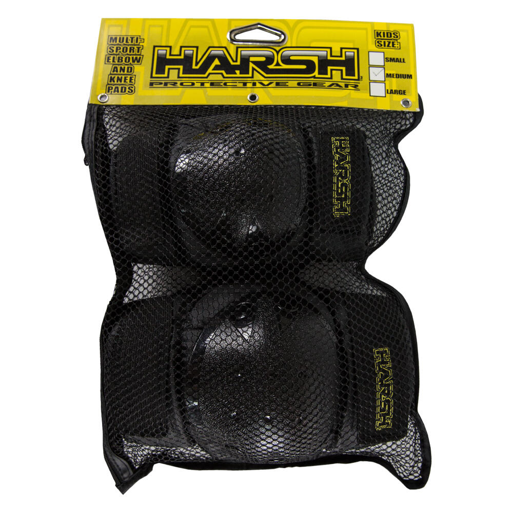 HARSH CHILDRENS KNEE & ELBOW SKATE / SKATEBOARD PROTECTION SET 3/4