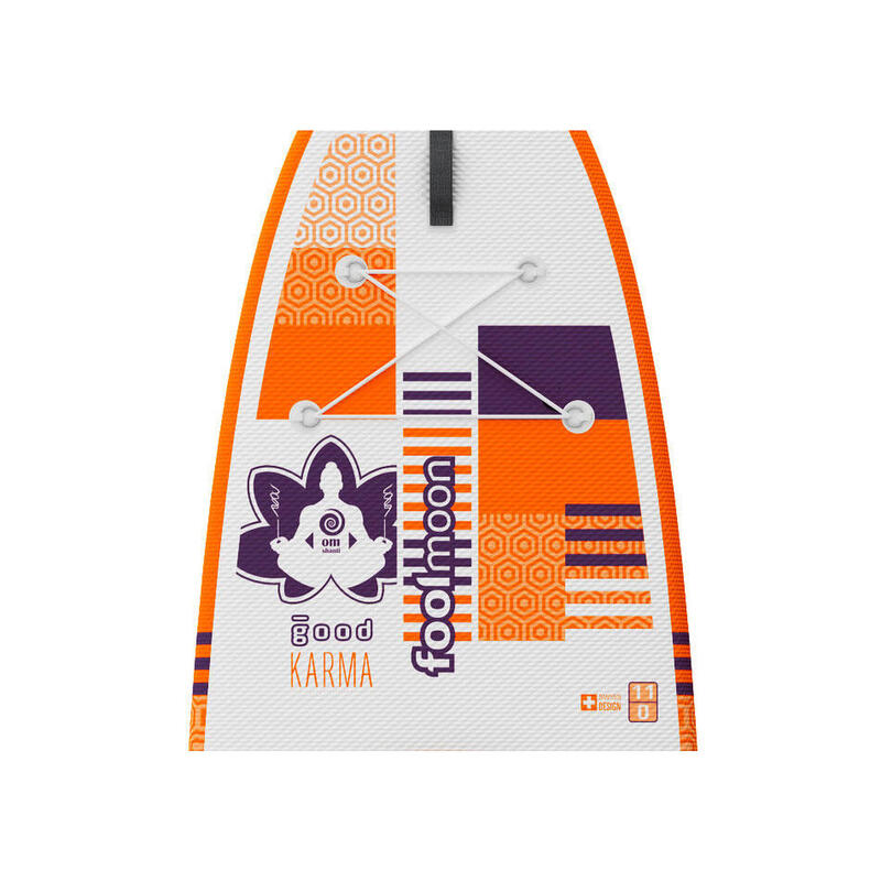 Stand Up Paddle gonflable Good Karma 11.0 - blanc/orange - set complet
