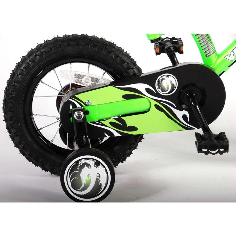 Kinderfiets Volare Motorbike - Jongens - 12 inch - Groen
