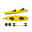 Canoa Mojito Big Mama Kayak posti 2+1, 380cm, ruote gavoni, 2pagaie 2 seggiolini