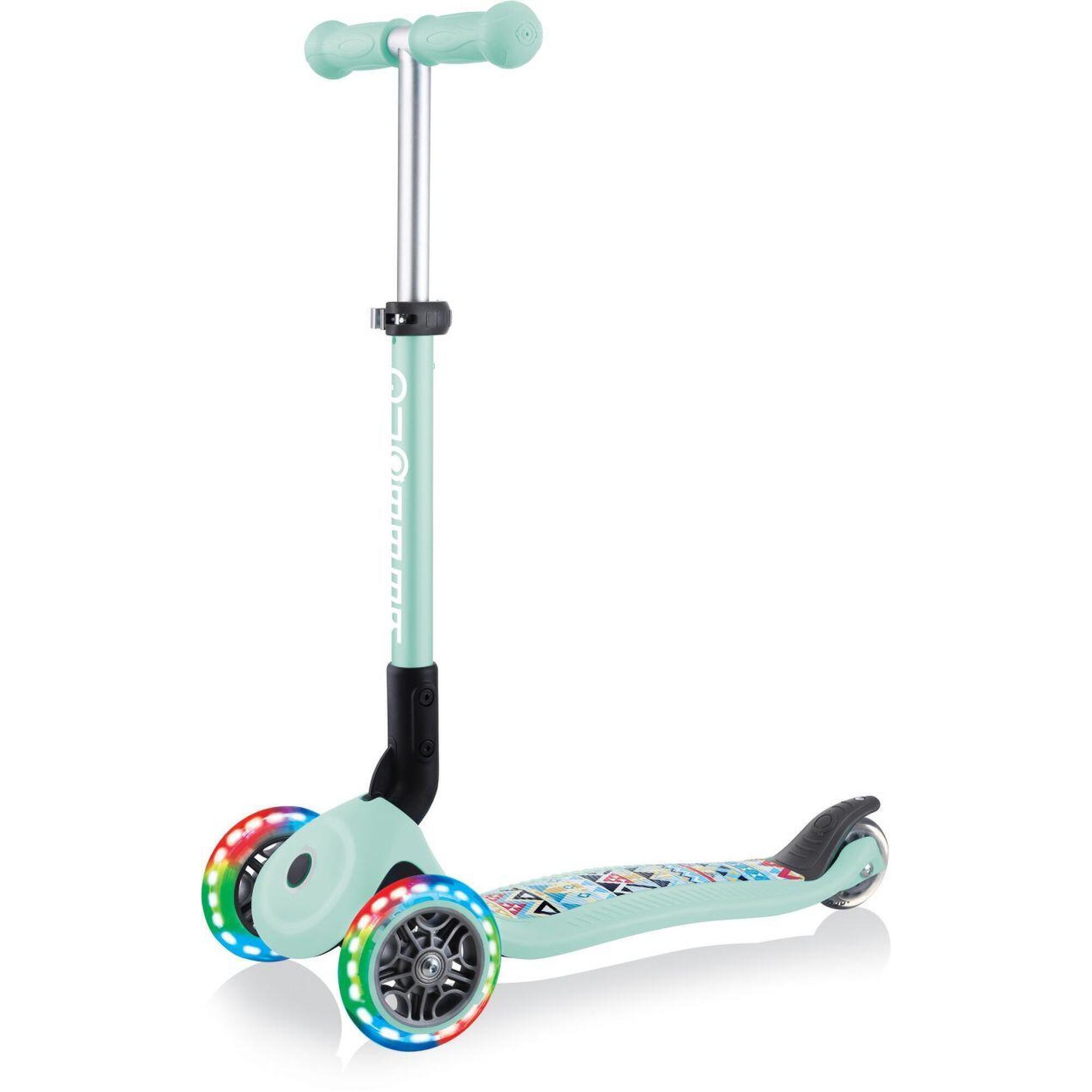 GLOBBER GLOBBER JUNIOR FOLDABLE FANTASY LIGHTS mint-Tribal, mit Leuchtrollen