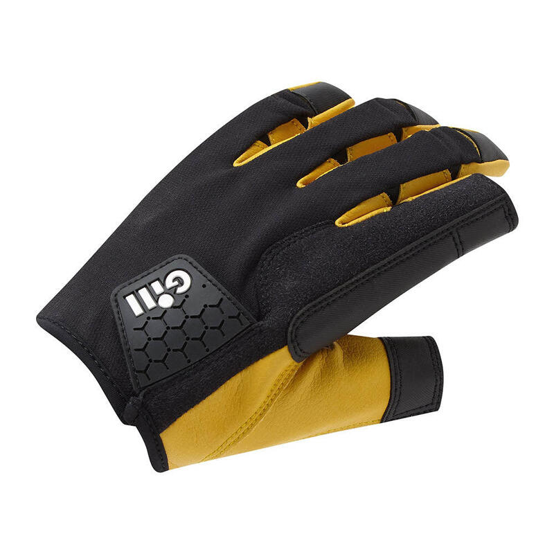 Unisex Long Finger Pro Gloves – Black/Yellow