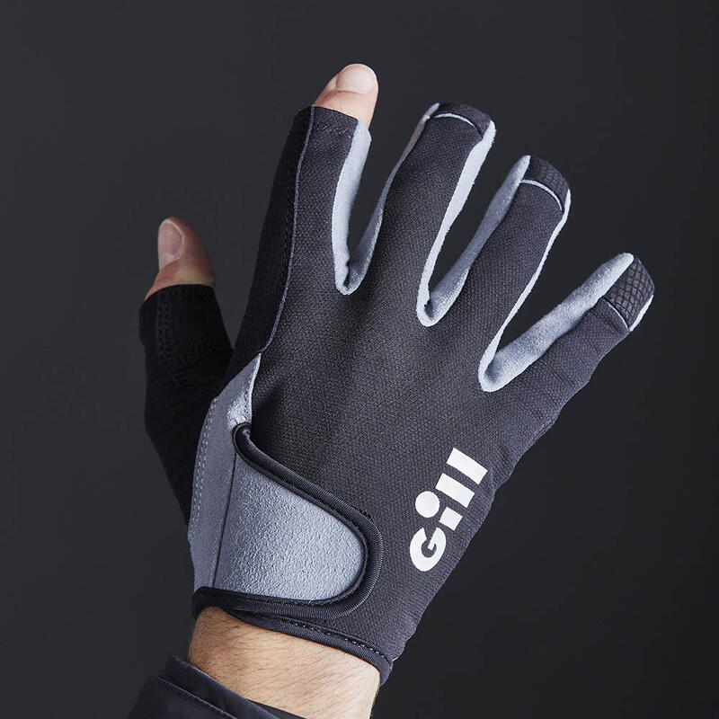 Unisex Long Finger Deckhand Gloves – Black