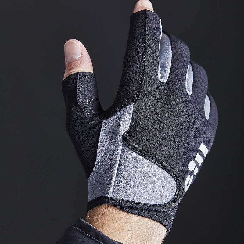 Unisex Long Finger Deckhand Gloves – Black