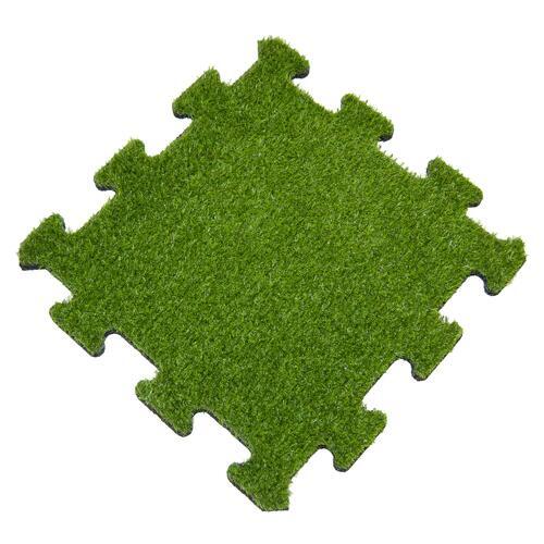Tigla de cauciuc iarba artificiala 30mm - Piesa centrala a sistemului de puzzle
