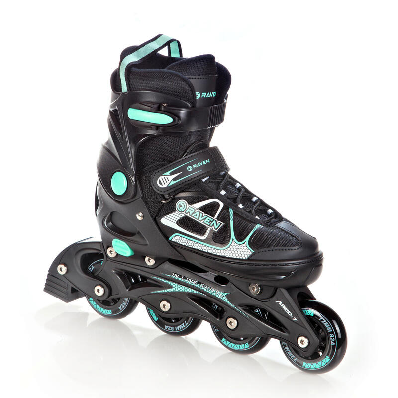 Patines ajustables Spirit Negro/Menta