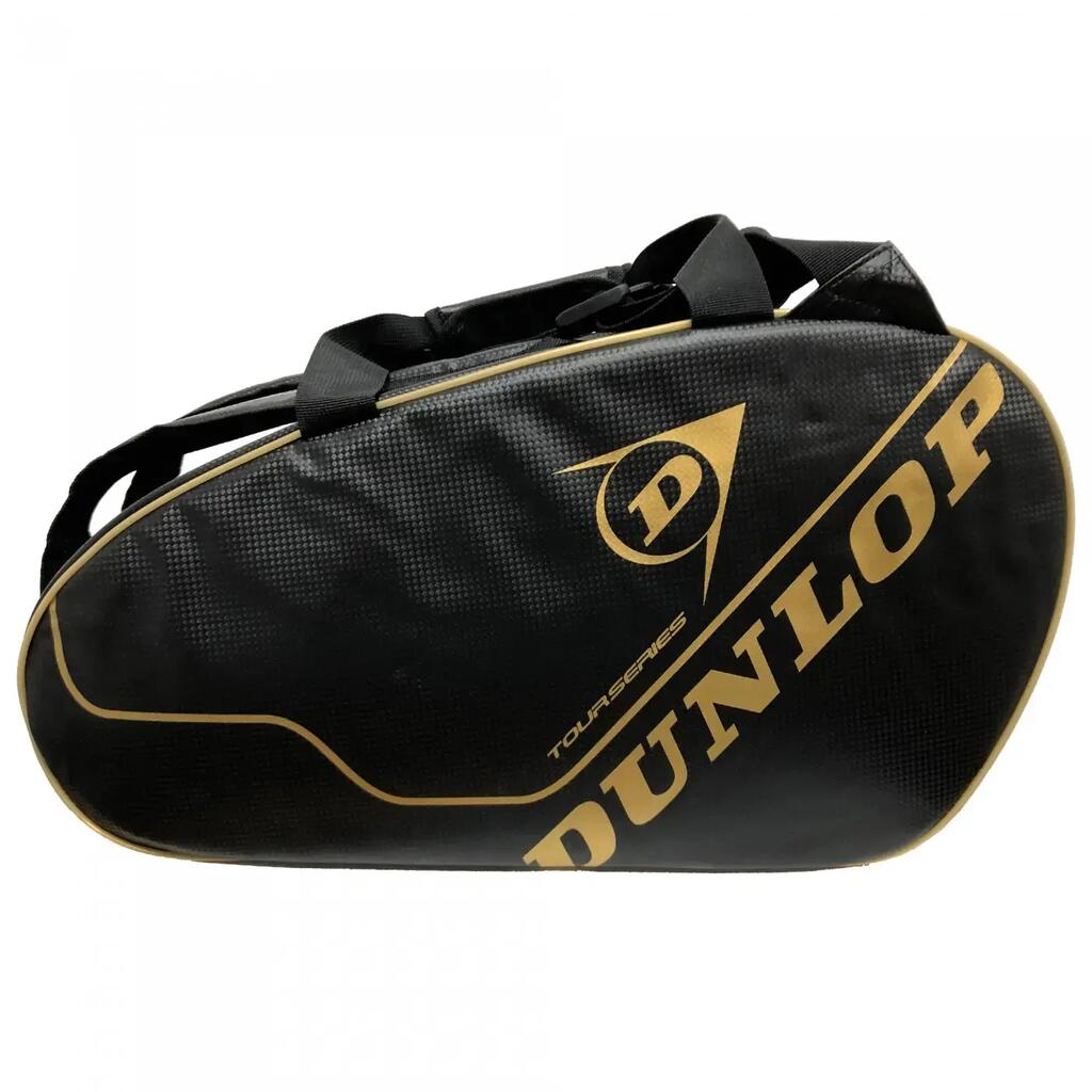 Paletero Dunlop Tour Intro Negro Dorado