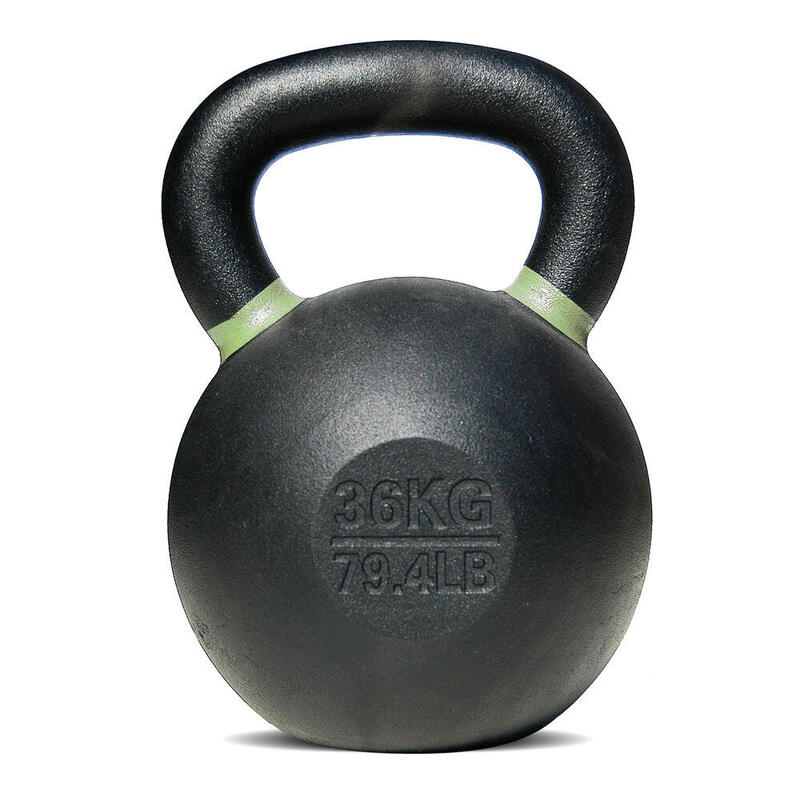 Kettlebell avec couche en poudre KBPO36 pour fitness et musculation