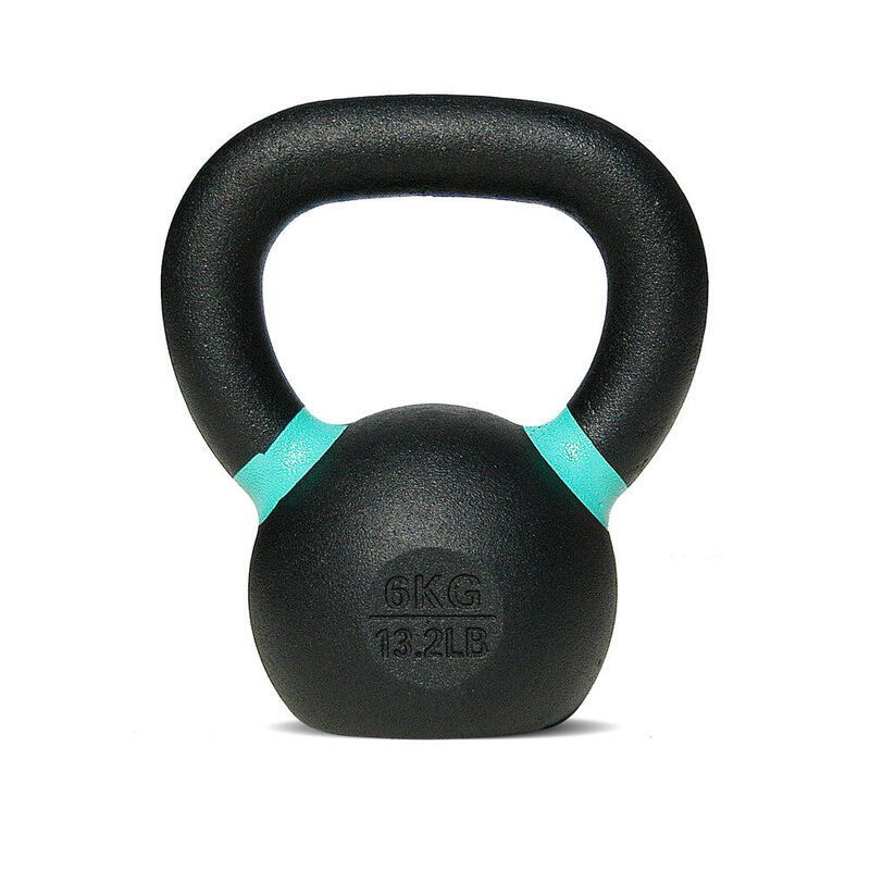 Kettlebell avec couche en poudre KBPO6 pour fitness et musculation