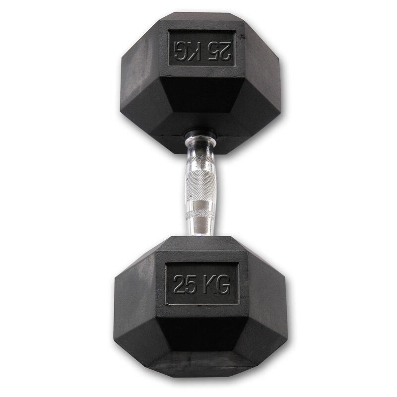 Hexagonale halterset HEXRU25 voor fitness en krachttraining