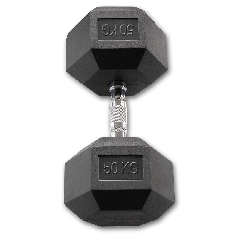 Hexagonale halterset HEXRU50 voor fitness en krachttraining