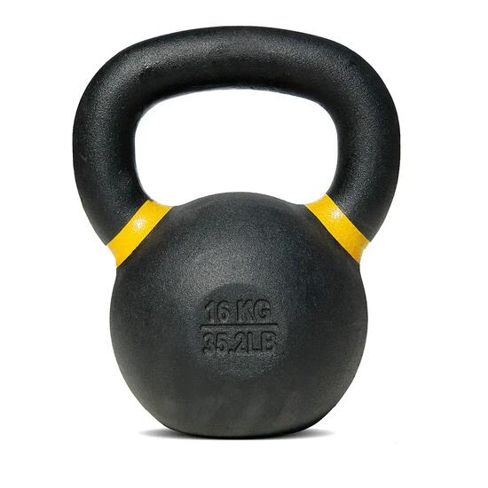 Kettlebell avec couche en poudre KBPO16 pour fitness et musculation