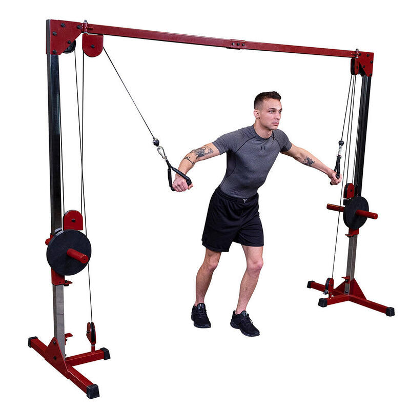 Body-Solid Poste à cables Cross-over BFCCO10 pour Fitness et Musculation