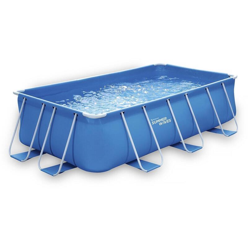 Piscina Fuori Terra rettangolare - LUDO 2 - 4 x 2 x 1 22 m - Filtrazione a cartu Piscina Fuori Terra rettangolare - LUDO 2 - 4 x 2 x 1 22 m - Filtrazione a cartu