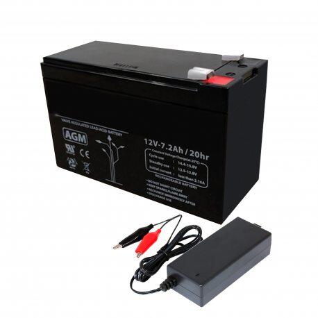 ONNAUTIC Batteria 7Ah + caricatore intelligente 1Ah