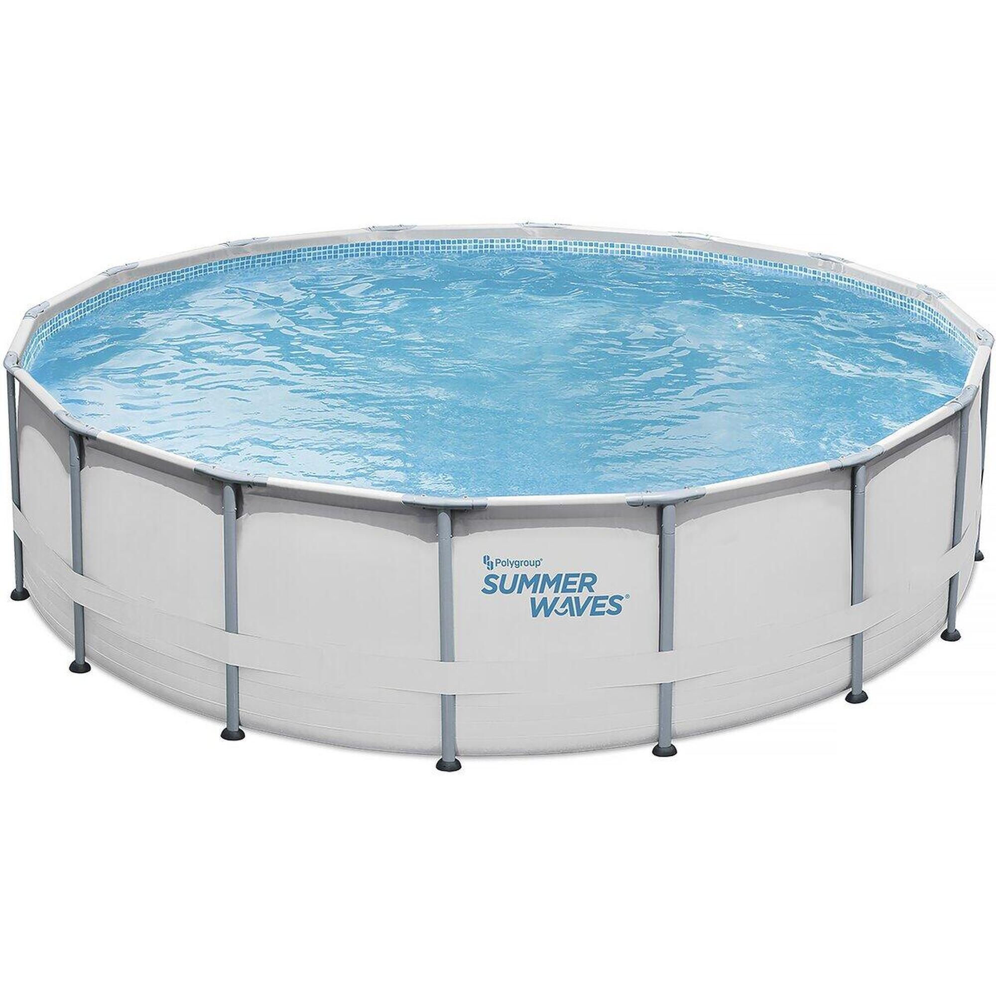 HABITAT ET JARDIN Piscina tubular "Elite" - Ø 4.88 x 1.22 m