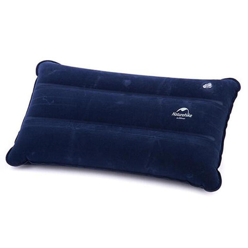 F018 Rectangular-Shaped Inflatable Pillow - Navy (2pecs)