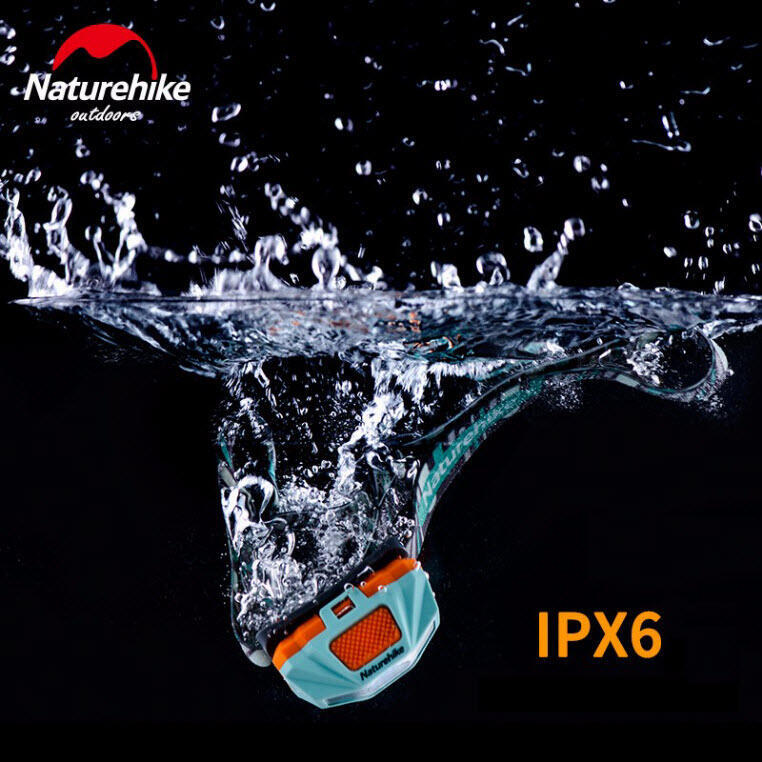 IPX4 防水充電式頭燈 - 紅色