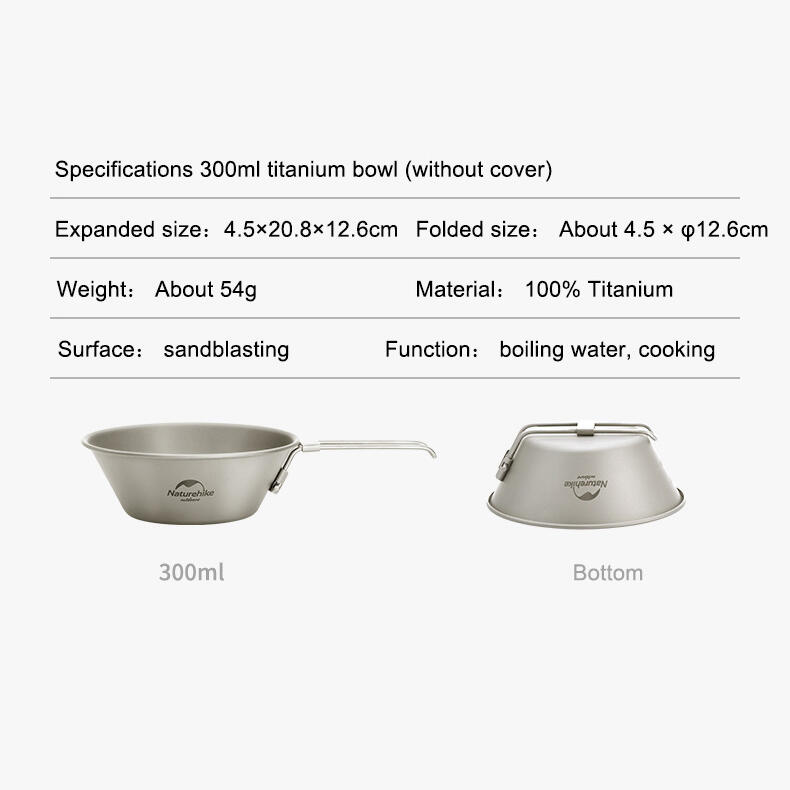 20CJ Dual Purpose Ttitanium Bowl 300ml - Grey