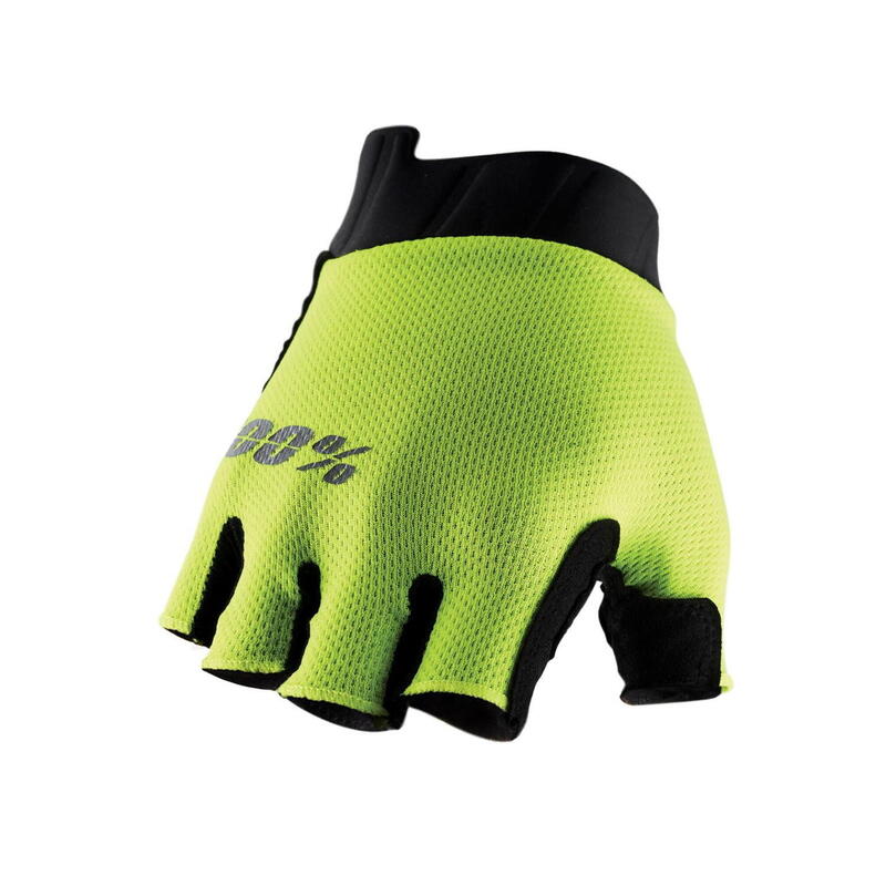 Exceeda Gel Kurz-Finger-Handschuhe - Fluo Yellow