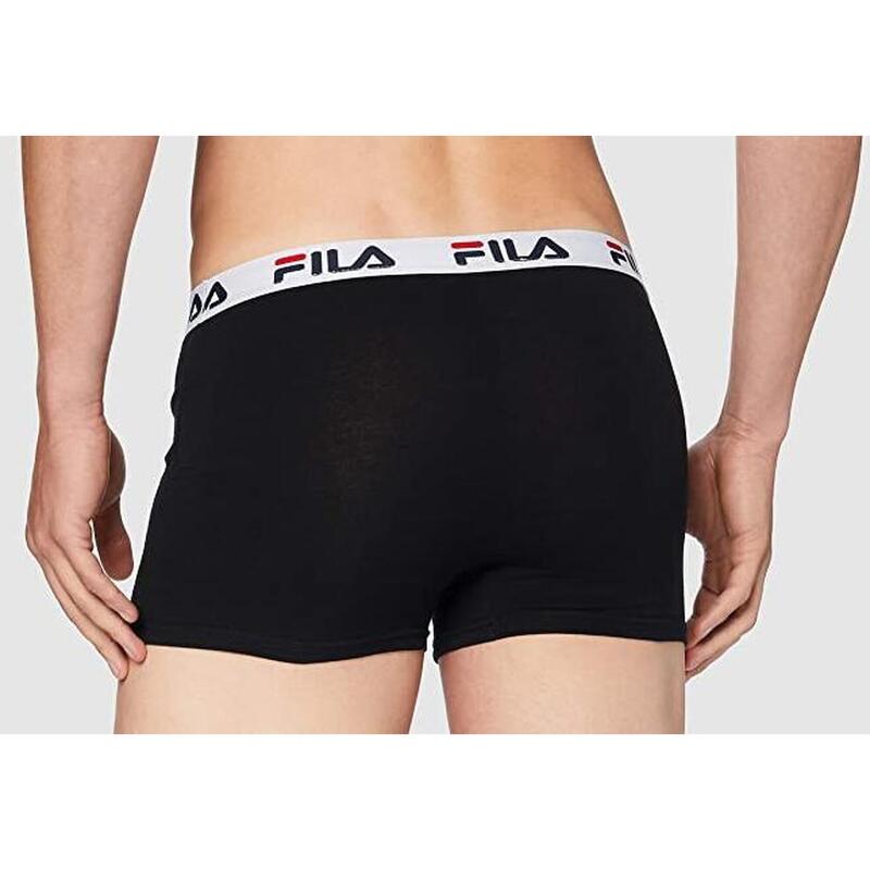 Caleçons homme maille aérée (lot de 4) - Noir - Fila