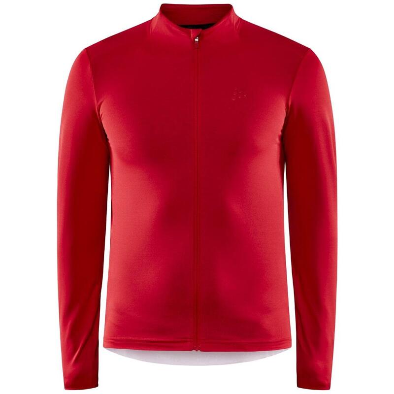 Fietsshirt - Craft Adv Essence Jersey lange mouw - XL - Heren - Rood - Fietsshir