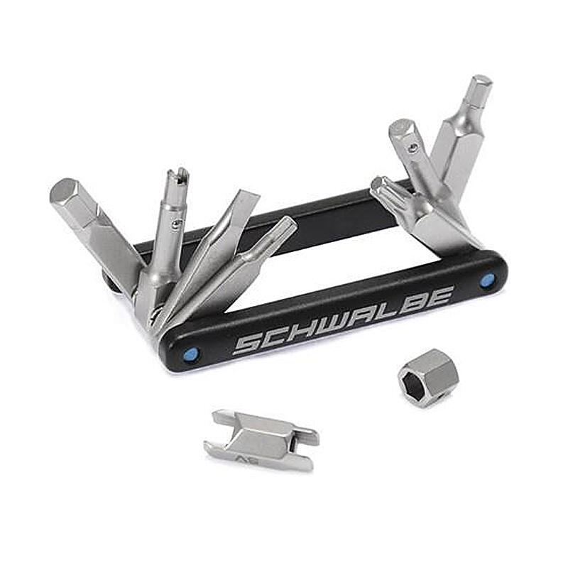 Multi-tools Schwalbe Version 2,0 9 Fonctions Argent