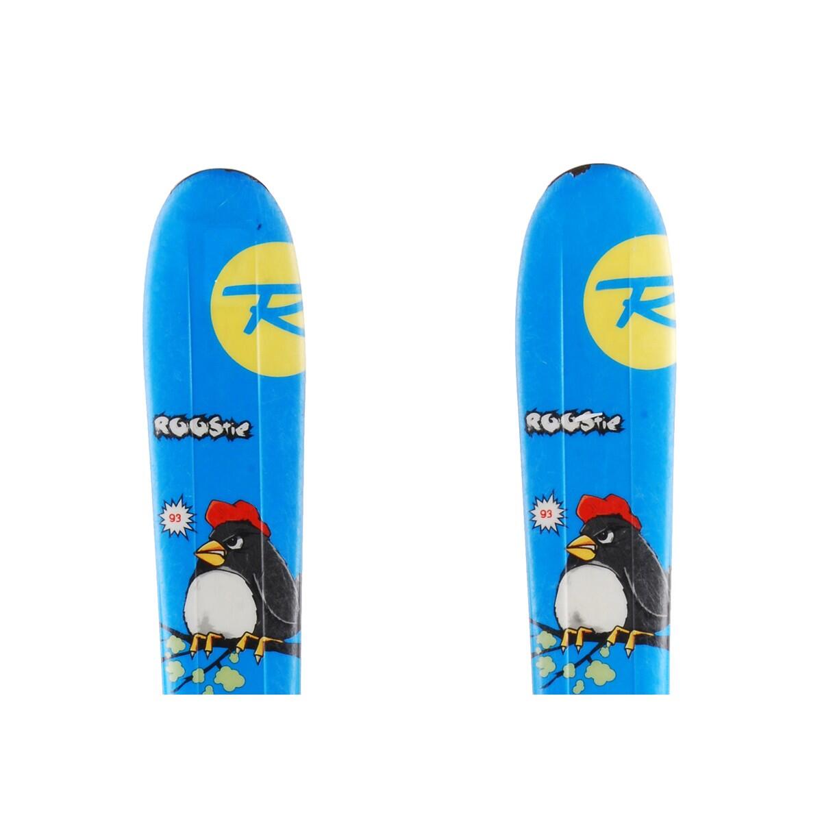 RECONDITIONNE - Ski Junior Rossignol Roostie + Fixations 2/5