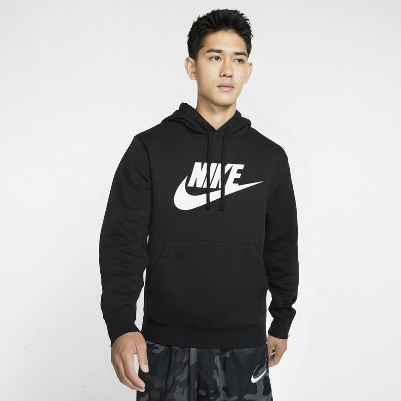 Sudadera Nike Sportswear Club Fleece, Negro, Hombre