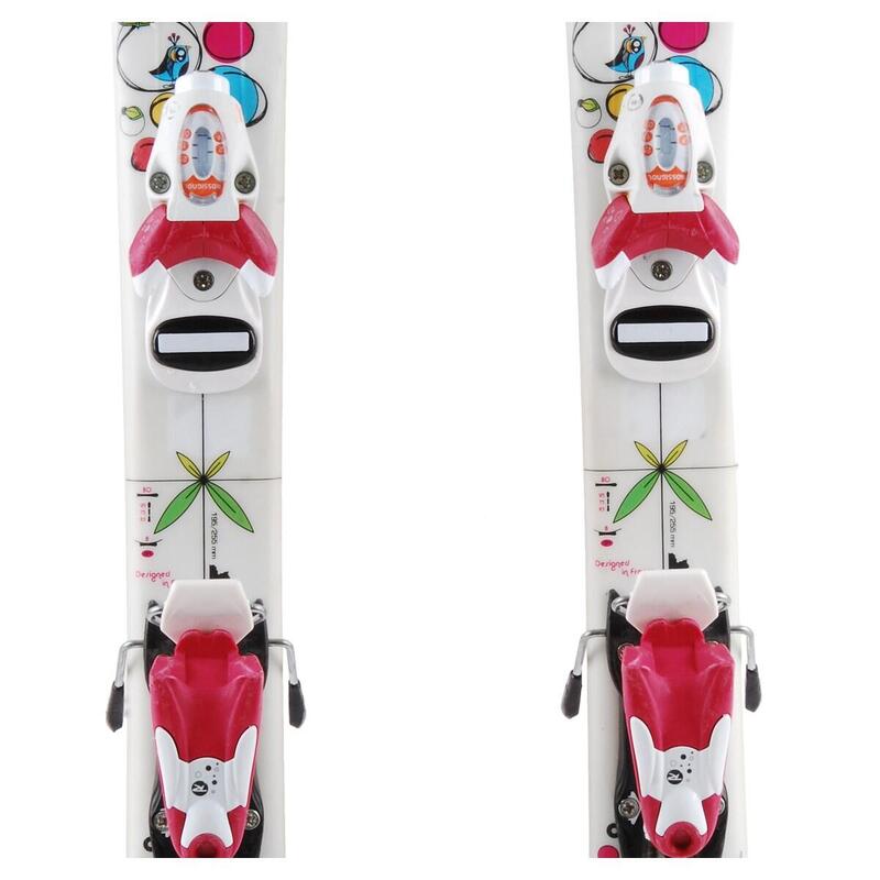 SECONDE VIE - Ski Junior Rossignol Princess + Fixations - BON