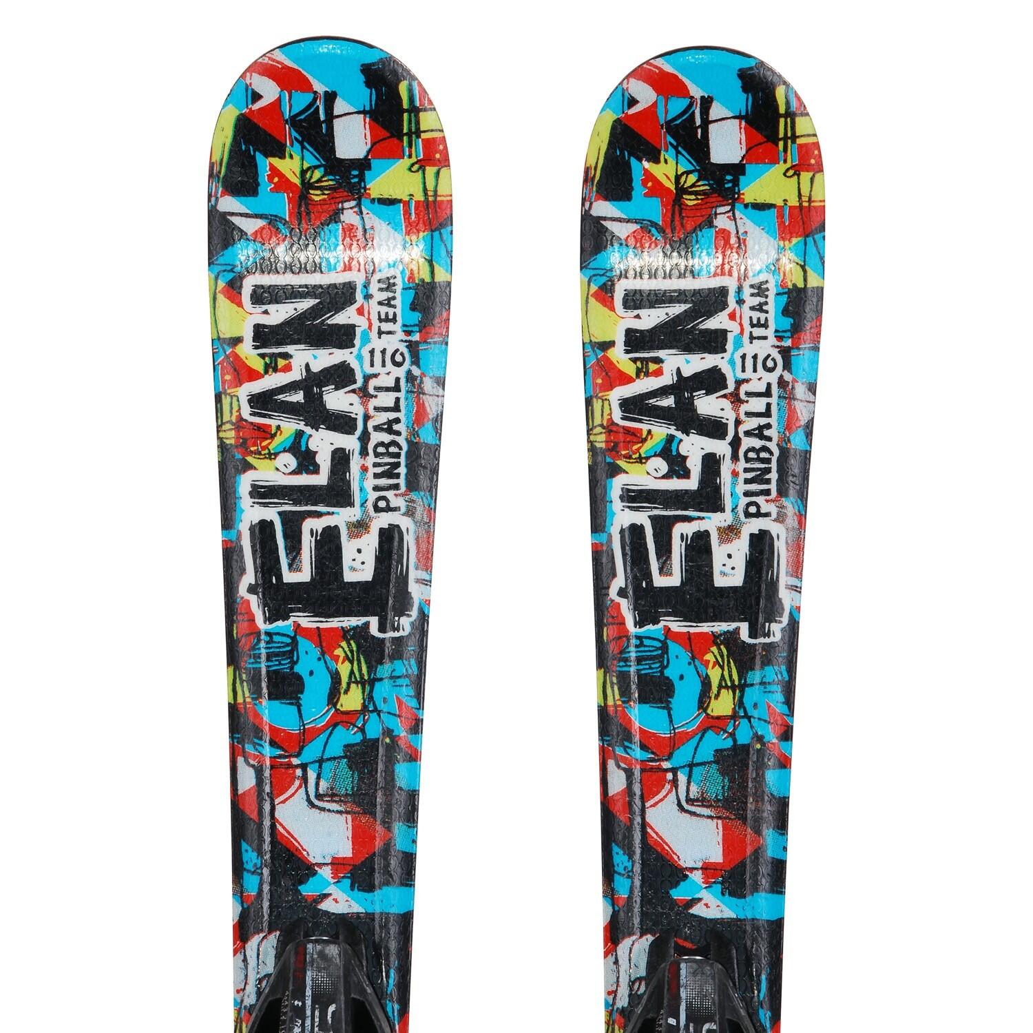 RECONDITIONNE - Ski Junior Elan Team Pinball + Fixations 2/4
