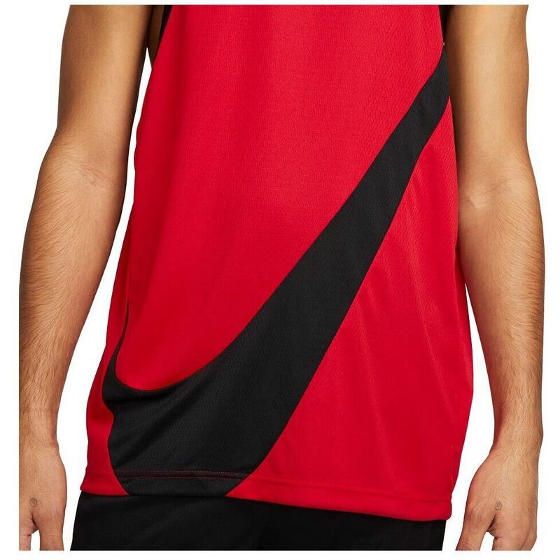 Onderhemd Nike Dri-FIT Basketball Crossover Jersey, Rood, Mannen