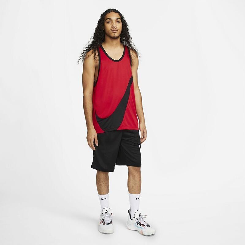 Onderhemd Nike Dri-FIT Basketball Crossover Jersey, Rood, Mannen