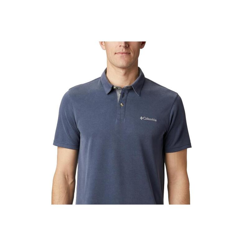 Tricou Polo cu Mânecă Scurtă Bărbați Columbia Nelson Point™ Albastru
