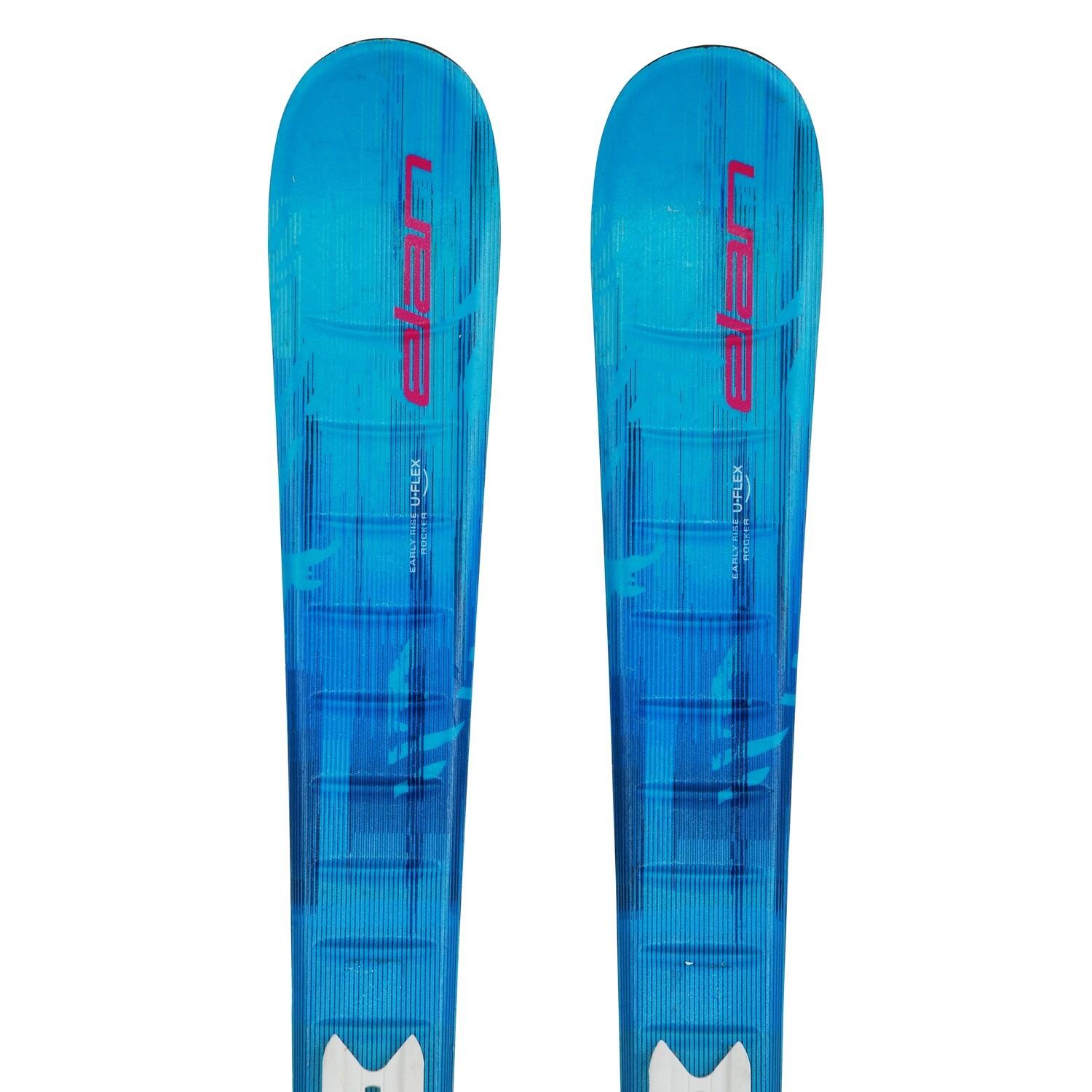 TWEEDEHANDS - Junior Gebruikte Ski Elan Starr + Bindingen - GOEDE 2/4